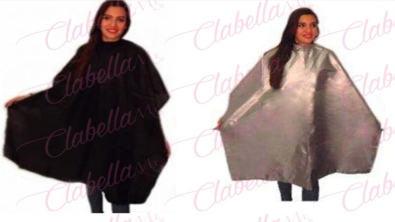 Cubridor - Capa negro de tela para estilistas por pieza ESPECIFICAR: