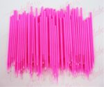 Micro brush para aplicar extensión de pestañas 100 piezas aprox de 10cm por paquete ESPECIFICAR: