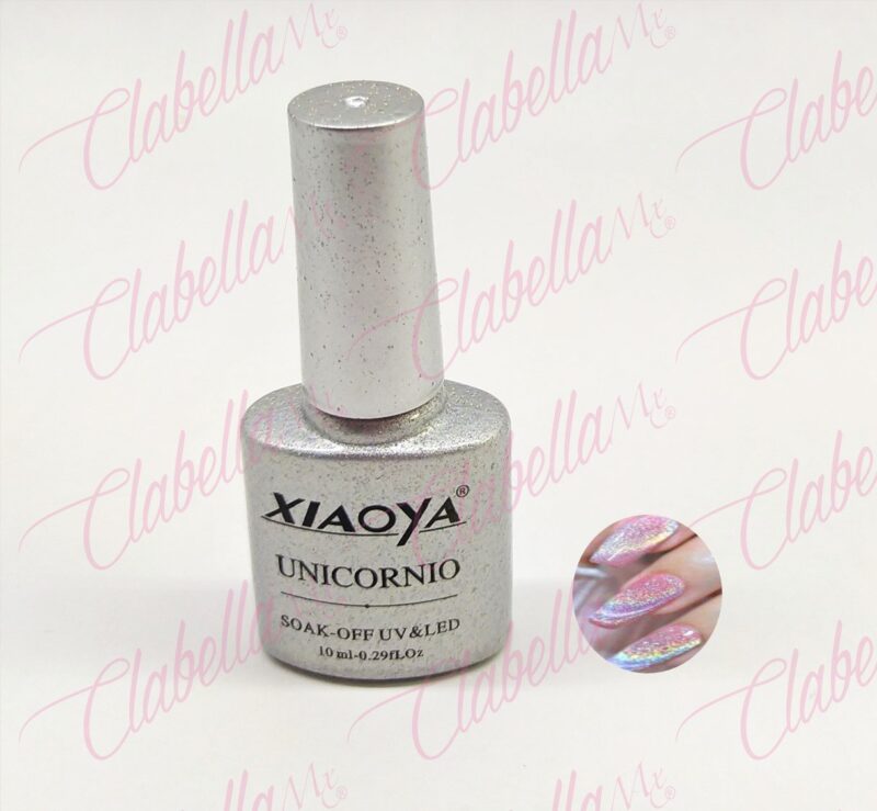 Gel XIAOYA uv/led efecto unicornio (con glitter de colores) para uñas 10ml por pieza EJ-YX43