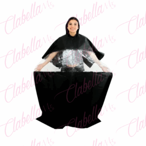 Cubridor - Capa  negro de tela vistacel para estilistas por pieza, CUVR
