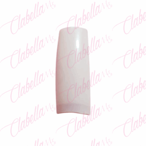 Tips COFFIN para uñas  aprox tamaño del tip 1.7 a 2.7cm de largoen ESTUCHE BLANDO con 100 piezas (Oferta) ESPECIFICAR:
