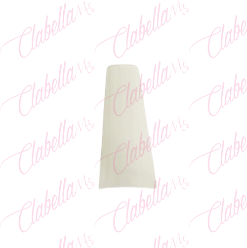 Tips COFFIN BALERINA  para uñas aprox tamaño del tip 1.6 a 2.6cm de largo en estuche rígido con 100 piezas en estuche rígido ESPECIFICAR: