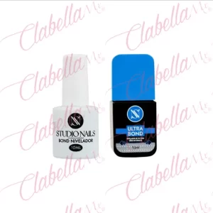 Ultra Bond Studio Nails, Nivelador o regulador de PH para aumentar la adherencia y con ello la duración de gel, esmalte, polygel, acrílico, etc., en uñas naturales, 10ml por pieza. Se recomienda usar antes del deshidratador y primer para mejores resultados. 