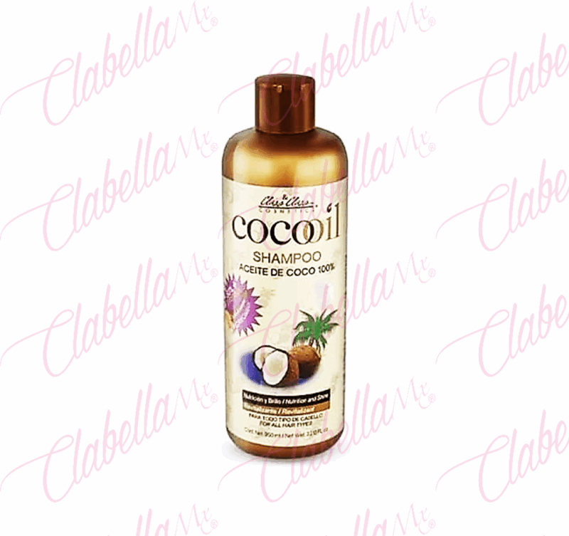 Shampoo Incredible con Aceite De Coco beneficios nutritivos al cabello seco y áspero fortalece y restaura el cabello maltratado, mantiene saludable la raíz del cabello y los folículos 950ml por pieza