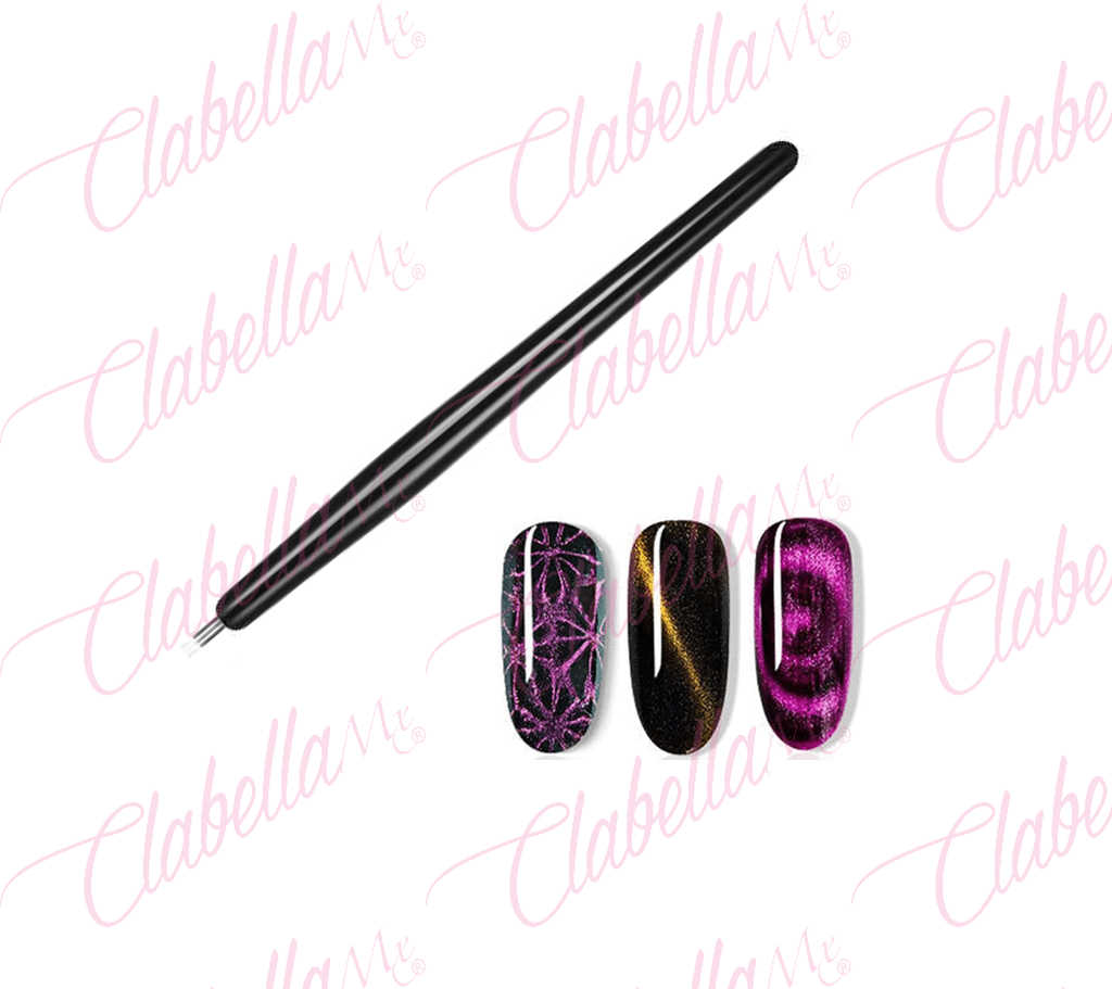 Imán PLUMA con mango de plástico para efecto ojo de gato en uñas aprox de 11cm por pieza