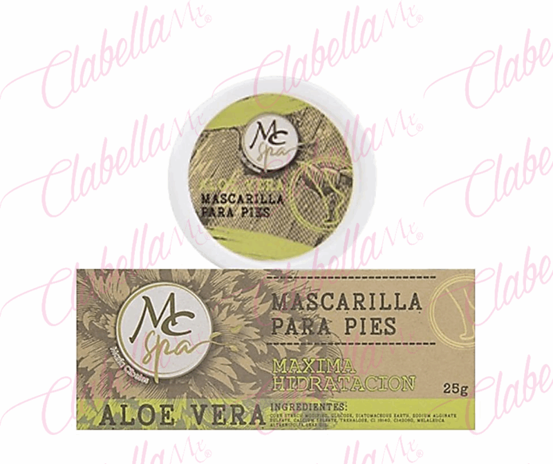 Mascarilla exfoliante Mc Nails, con tierra de diatomeas, almidón de maíz, aceite de té, nutriendo intensivamente, limpieza profunda, suaviza la piel y reduce el exceso de grasa (Se disuelve con agua), para pedicure, aprox 25gr por PIEZA ESPECIFICAR:
