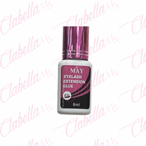 Pegamento - adhesivo negro profesional MAY para extensión de pestañas, tiempo de secado 0.5 segundos, 10ml por pieza