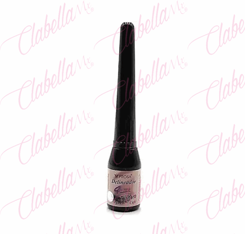 Delineador 4 en 1 PROSA tintero color negro para ojos aprox 5gr por pieza 