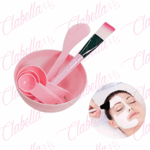 Kit para mezclar mascarillas contiene: 1 Cio, 1 brocha, 2 cucharas medidoras, 1 espatula, 1 blender, kit con 6 piezas, surtido