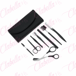 Kit de precisión para diseño, planchado de cejas, pestañas y depilación de rostro, kit de 8 piezas