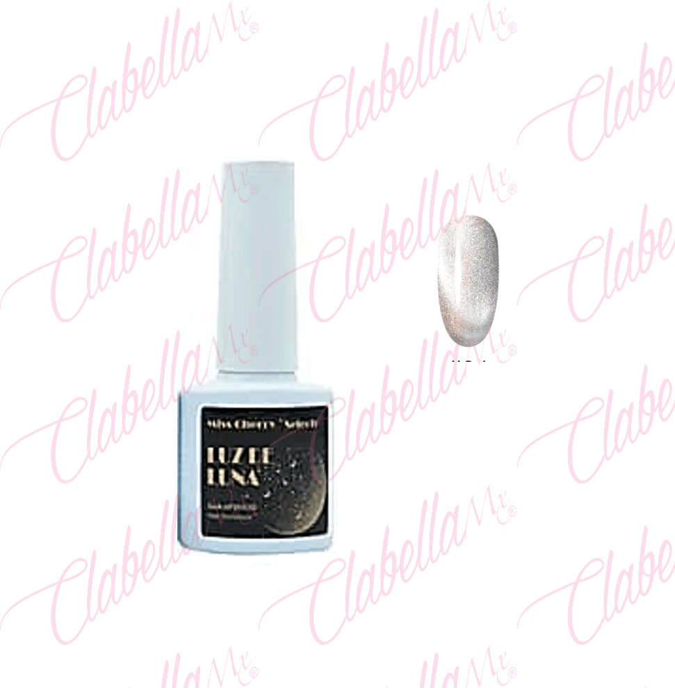 Gel Miss cherry uv/led efecto ojo de gato blanco LUZ DE LUNA para uñas 10ml por pieza (cambia ligeramente el tono)