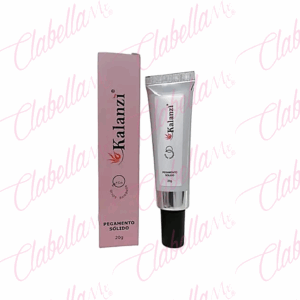 Gel pegamento - adhesivo Transparente adhesivo sólido o solid adhesive glue gel KALANZI uv/led para tips de soft gel o press on en uñas, 20g por pieza