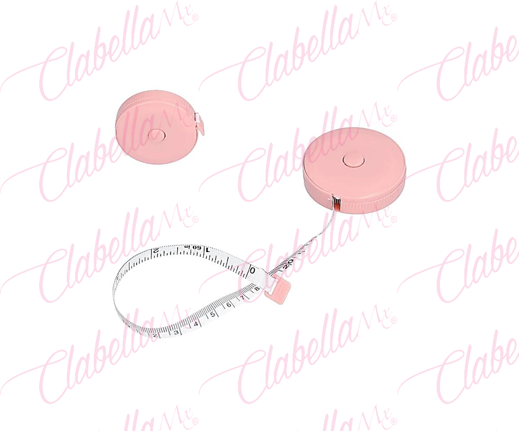 Cinta métrica retráctil multiusos para diseño de cejas, microblading y extensiones de pestañas etc aprox 150cm de largo, surtido