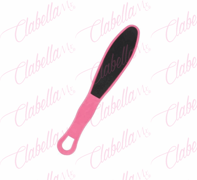 Lima delgada de plastico para pies - pedicure aprox de 4.5x23cm por pieza,