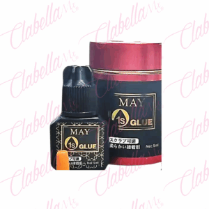Pegamento - adhesivo negro profesional MAY para extensión de pestañas, tiempo de secado 1 segundos, incluye bote hermético, 5ml por pieza
