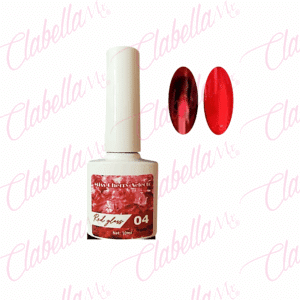 Gel Miss cherry uv/led RED GLASS VITRAL - Gelatina ROJO para uñas 10ml por pieza, surtido (cambia ligeramente el tono)