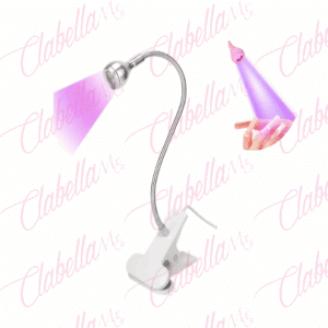 Lámpara uv/led para soft gel secado de gel en uñas 36w con temporizador 60s, giratoria a 360 grados, flexible con pinza aprox de 19.5x8.4x8.4cm recargable con cable usb por pieza, surtido