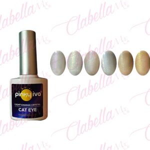 Geles Pinky iva uv/led efecto Ojo de Gato LIGHT CHANGEE CRYSTAL para uñas 6 piezas de 10ml por gama SZ-LQ73