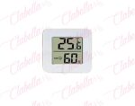 Medidor - Higometró - Termómetro digital de temperatura y humedad (incluye pila de botón) aprox 5x5x1.5cm, por pieza