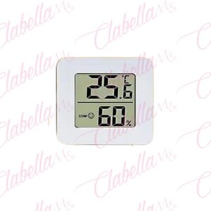 Medidor - Higometró - Termómetro digital de temperatura y humedad (incluye pila de botón) aprox 5x5x1.5cm, por pieza