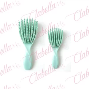 Cepillo desenredador cerdas de plástico flexible para cabello delgado, corto, lacio o frágil aprox de 24cm por pieza, surtido