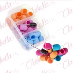 Limas de tambor- barrilito y una punta porta tambor para uñas, 3 granos diferentes 80, 120,180 con 10 piezas de cada medida, total 31 piezas, en estuche con 3 divisiones para pedicure, surtido