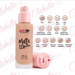 Base de maquillaje PINK UP, líquida mate, FPS 15, cobertura de media duración, para pieles mixtas a grasas, controla el brillo antiestético del rostro 30ml, para rostro, por pieza ESPECIFICAR: