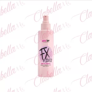 Fijador de maquillaje PINK UP, FX Fixer Sella el maquillaje durante todo el día, dejando la piel hidratada y fresca, 165ml por pieza