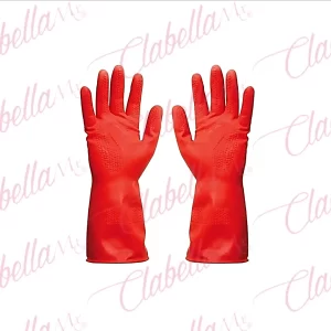 Guantes de latex color rojo multiusos por par ESPECIFICAR: