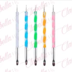 Puntero con pincel no kolinsky para gel de caramelo #2 #6 #8#10, para uñas 5 piezas de 13cm por paquete