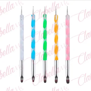 Puntero con pincel no kolinsky para gel de caramelo #2 #6 #8#10, para uñas 5 piezas de 13cm por paquete