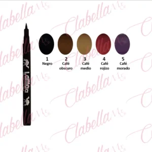 Delineador en plumín LAMAA indeleble se usa para hacer trazos para ojos aprox 2.5gr por pieza brow liner ESPECIFICAR: