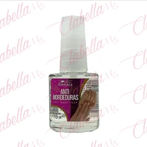 Esmalte Uña Maravilla Tratamiento anti mordeduras onicofagia, ayuda a romper el hábito de morderse las uñas mediante un sabor amargo. Se recomienda aplicar una capa diariamente y retirarla cada tercer día con quitaesmalte, para uñas aprox 15 ml por pieza