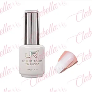 Gel JR uv/led color blanco efecto lechoso translucido para uñas 18ml por pieza 8A-159-1 Gel uñas, esmalte barniz polish semipermanente