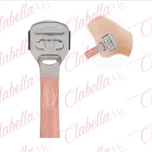 Removedor - Credo - corta callo con navaja de mango de METAL para pedicure aprox de 3x4cm por pieza, surtido