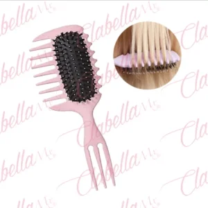 Cepillo CANDY BRUSH multifuncional 3 en 1, diseñado para desenredar, definir rizos y seccionar el cabello aprox 11cm por pieza, surtido