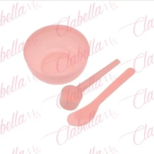 Kit para mezclar mascarillas - Bowl TIPO 2 contiene: 1 Cio, 1 cuchara medidora, 1 espatula, kit con 3 piezas, surtido